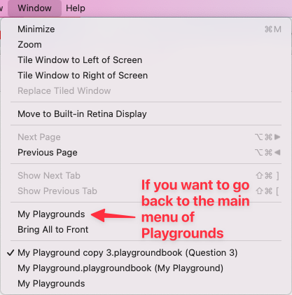 Start with Playgrounds - Step 4